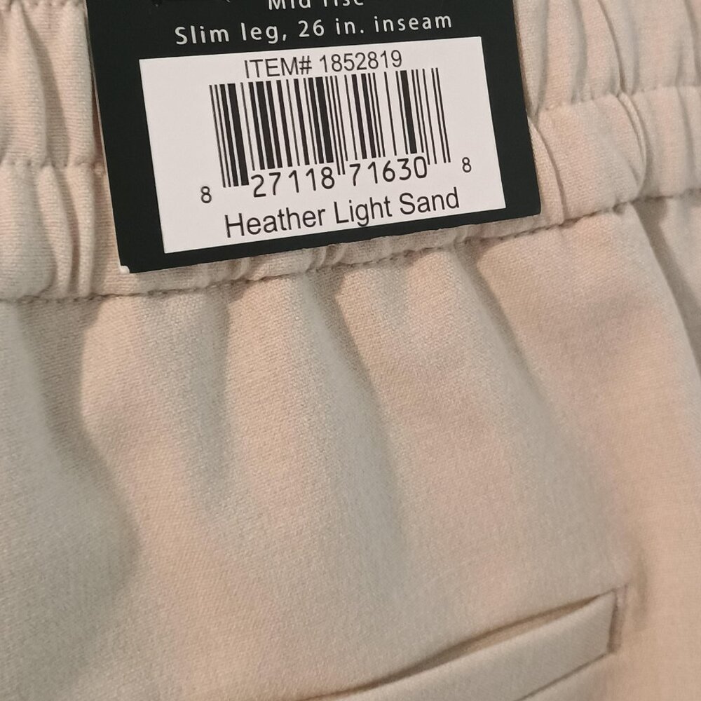 Hilary Radley/Pants/Women XXL/Heather Sand/Slim Leg Stretch NWT - Picture 2 of 10